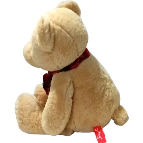 Gitzy Teddy Bear Yellow Yan Sitting Stuffed Plush Animal 17” Inches - Picture 4 of 9